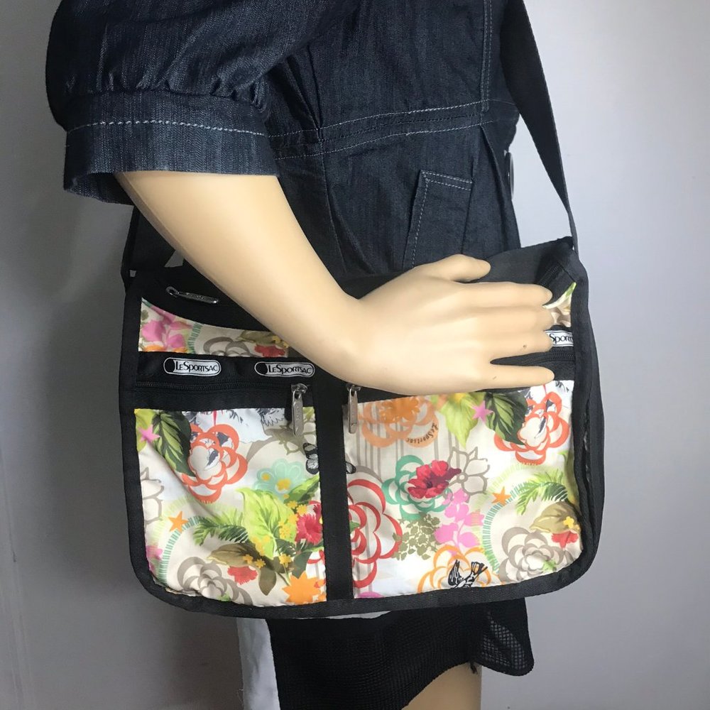 LeSportsac Medium Size Multicolor Crossbody Bag - Picture 6 of 8